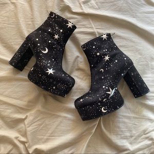 Dolls Kill Lyra Platform Booties by Current Mood